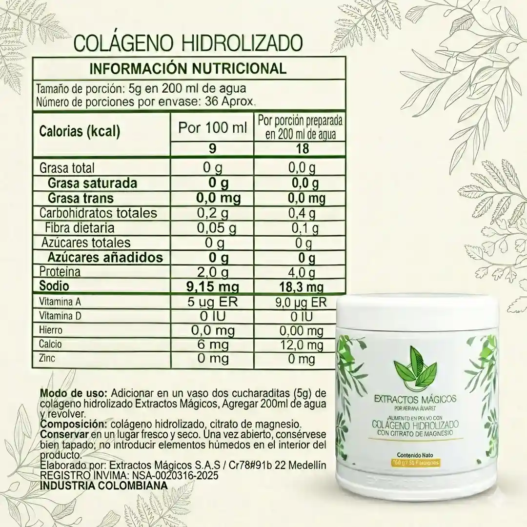 Colágeno Hidrolizado Con Magnesio | colageno hidrolizado con magnesio Tienda Unión Colágeno Hidrolizado Con Magnesio - Imagen 5