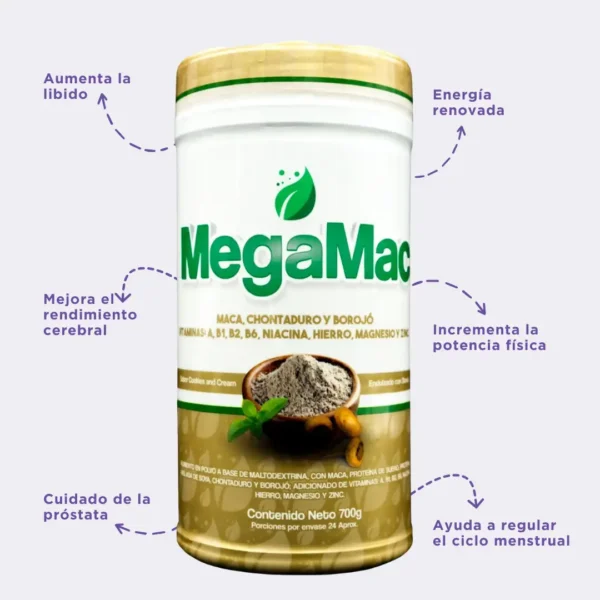MegaMac: Aumenta la Potencia y la Energía [700 gr] - Imagen 4