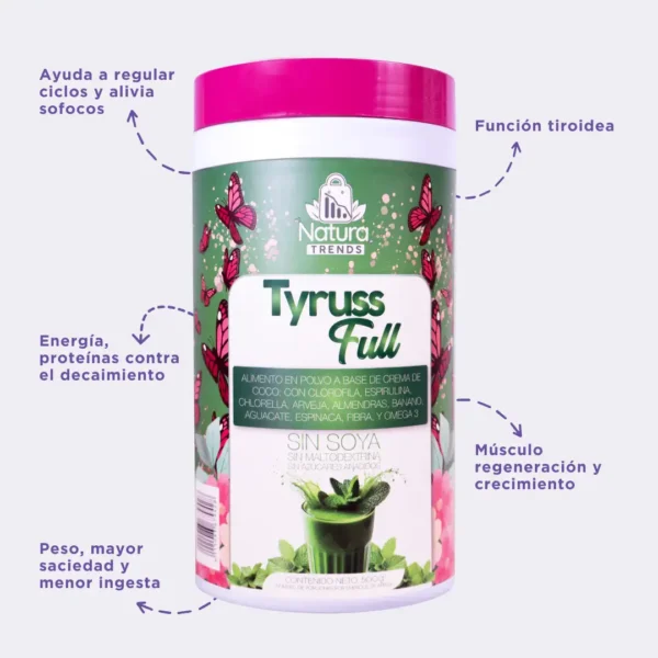 Tyruss Full: Producto para Menopausia [500 gr] - Imagen 3