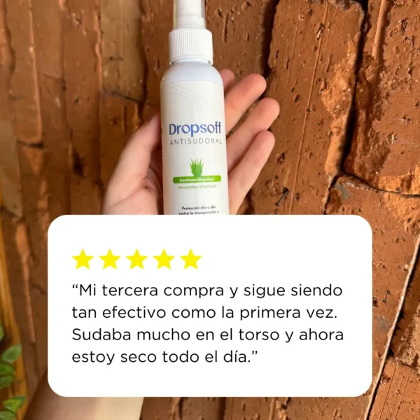Dropsoff: Desodorante y Antitranspirante [120 ml] - Imagen 2