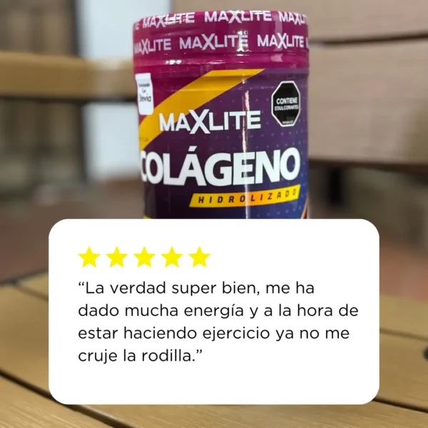 Maxlite: Colágeno Hidrolizado con Resveratrol [700 gr] - Imagen 2
