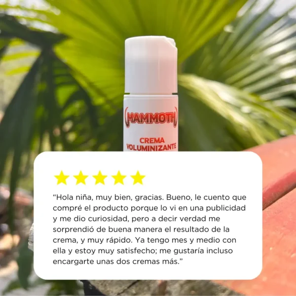 Mammoth Crema Voluminizante [30 ml] - Imagen 3