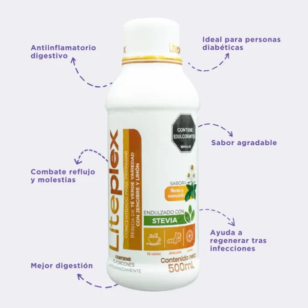 Liteplex: Producto para la Gastritis [500 ml] - Imagen 4