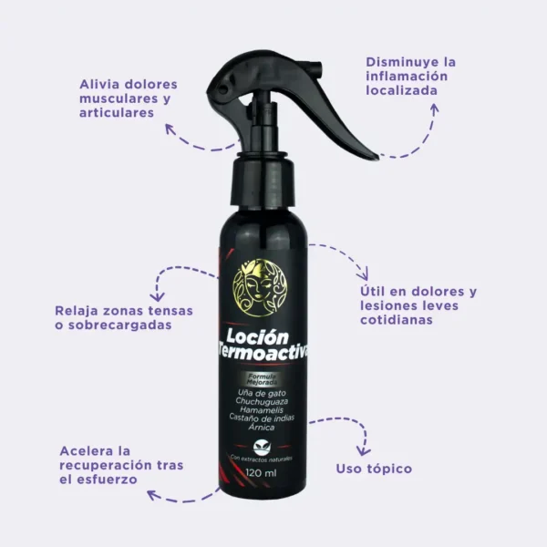 Loción Termoactiva [120 ml] para Músculos y Articulaciones - Imagen 4