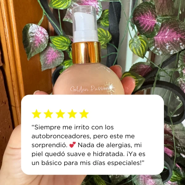 Golden Passion: Autobronceador Crema [Hidratante] - Imagen 3