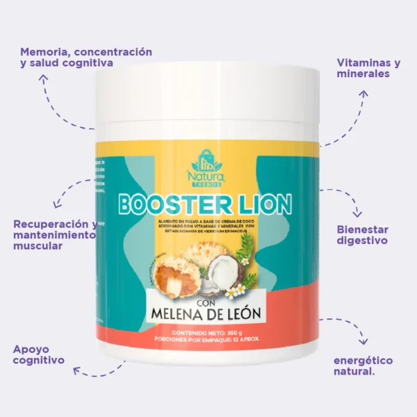 Booster Lion: Melena de León Suplemento [350 gr] - Imagen 4