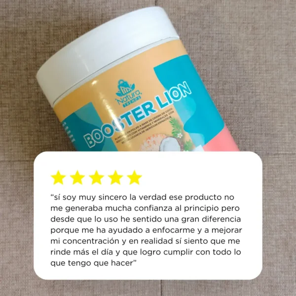 Booster Lion: Melena de León Suplemento [350 gr] - Imagen 2